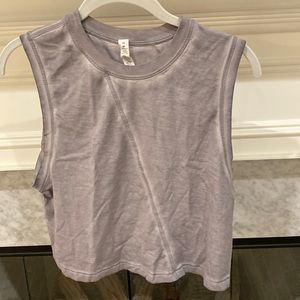 LULULEMON, distressed tank top